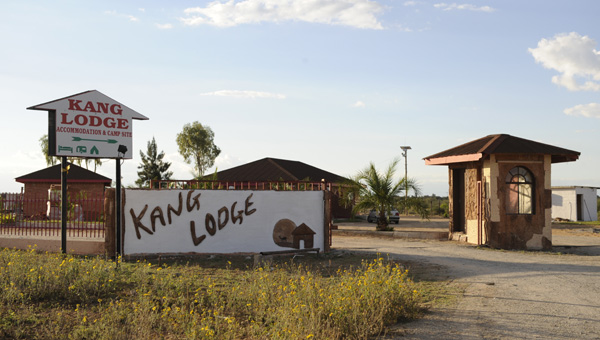 Picture taken at Kang Lodge Kang Botswana