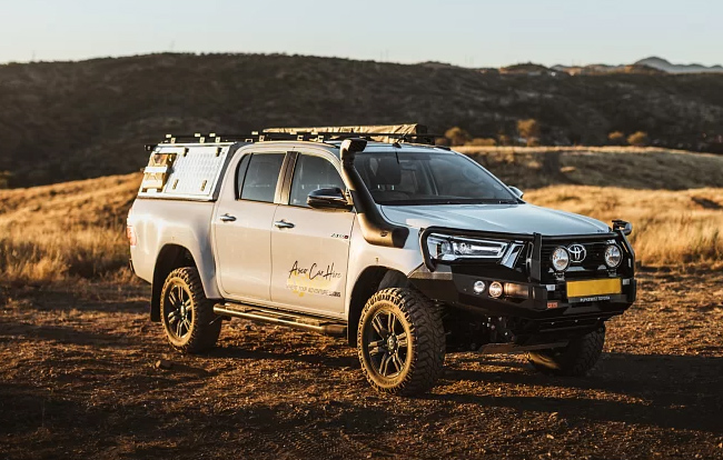 Asco Car Hire Toyota Hilux Safari 2.8 Double Cab Automatic - GROUP R+ namibia car hire