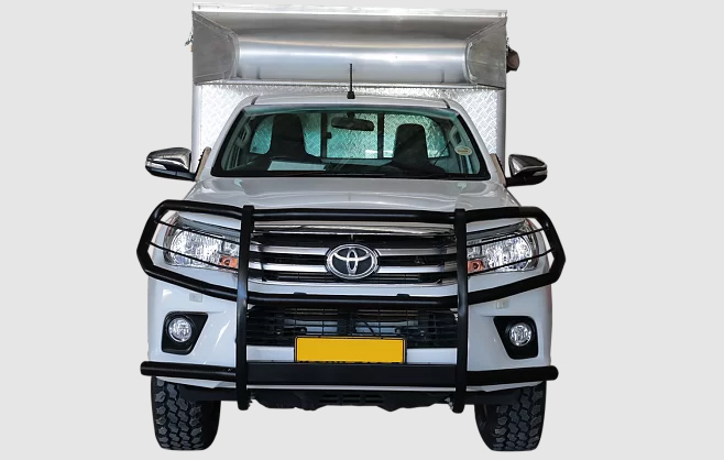 Asco Car Hire Budget Toyota Hilux Bushcamper Automatic - GROUP VKK namibia car hire