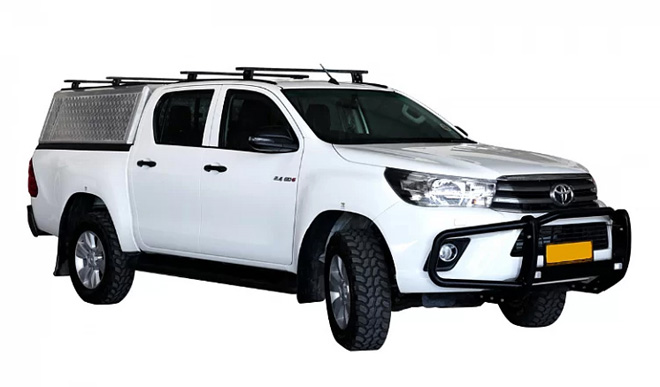 Asco Car Hire Budget Toyota Hilux 2.4 Double Cab Automatic - GROUP VRR namibia car hire