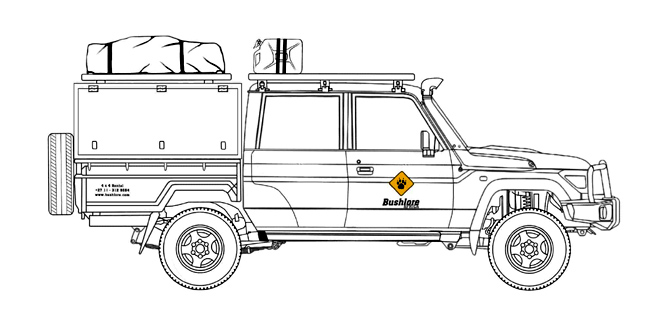 Namibia Bushlore TOYOTA LAND CRUISER 4WD - CruC2 car hire