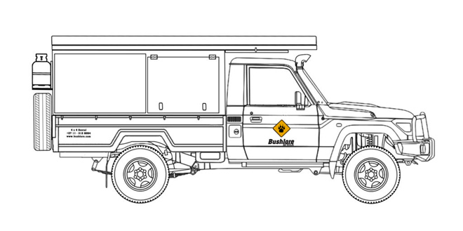 Toyota Land Cruiser Camper - CRUCAM Bushlore