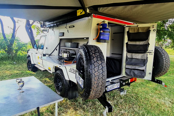 Bushlore Toyota Land Cruiser Camper - CRUCAM namibia car hire