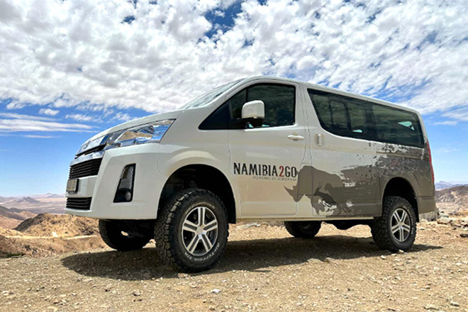 Namibia2go 4x4 Safari Quantum namibia car hire