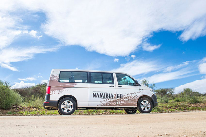 Namibia2go All Wheel Drive VW Transporter namibia car hire