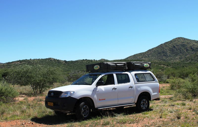 Savanna Car Hire Toyota Hilux Double Cab 4x4 - Group G-2 namibia car hire