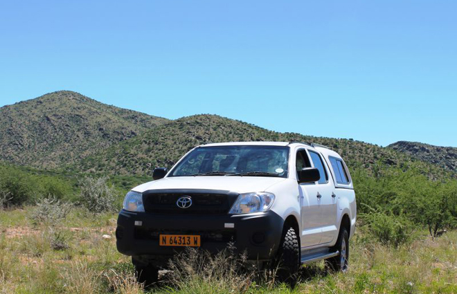 Savanna Car Hire Toyota Hilux Double Cab 4x4 - Group G namibia car hire