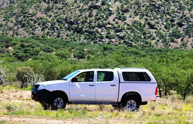 Savanna Car Hire Toyota Hilux Double Cab 4x4 - Group G namibia car hire