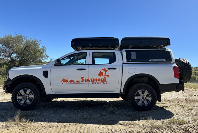 Savanna Car Hire Hilux 2.4 or Ford 2.2 - Group GLDSA-2 namibia car hire