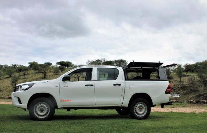 Savanna Car Hire Toyota Hilux or Ford - Group GSX Plain namibia car hire