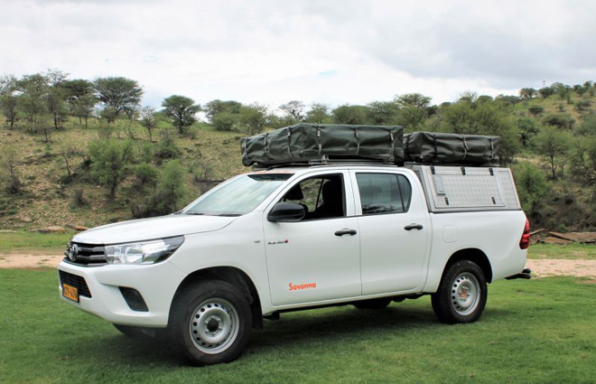 Savanna Car Hire Hilux 2.4 or Ford 2.2 - Group GSXA-2 namibia car hire