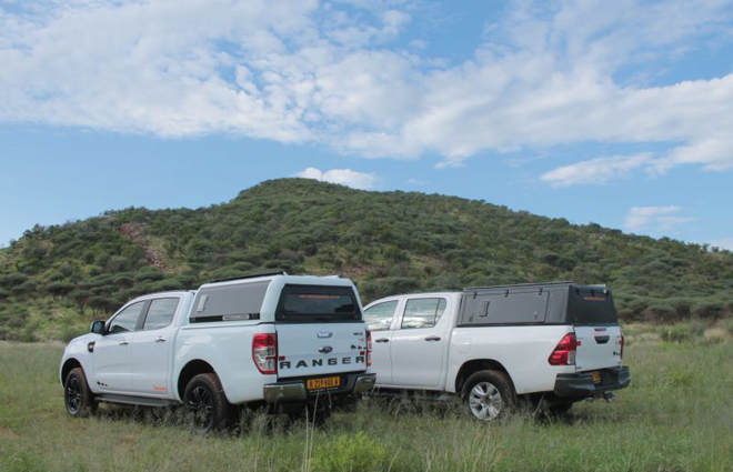 Savanna Car Hire Toyota Hilux 2.4 or Ford 2.2 - Group GSXA Plain namibia car hire