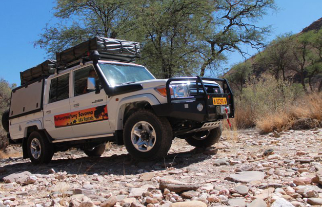 Savanna Car Hire Landcruiser Double Cab 4.5 V8 or straight 6 4.2 - Group LC2 namibia car hire