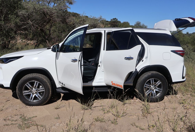 Savanna Car Hire Toyota Fortuner - Group LF Plain namibia car hire