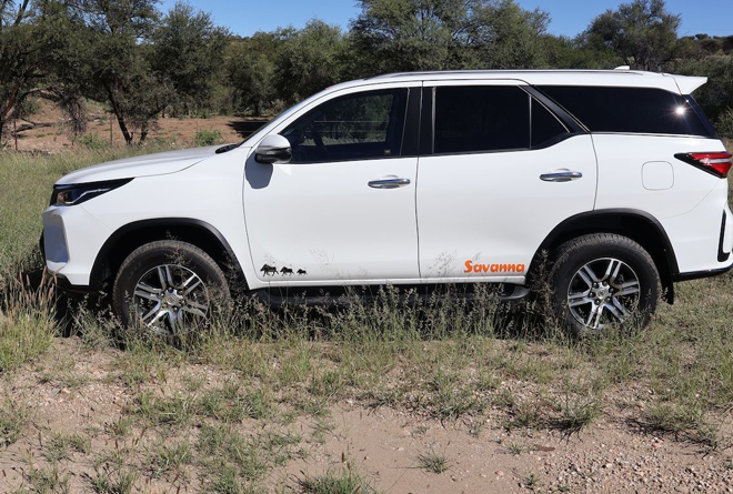 Savanna Car Hire Toyota Fortuner - Group LF Plain namibia car hire