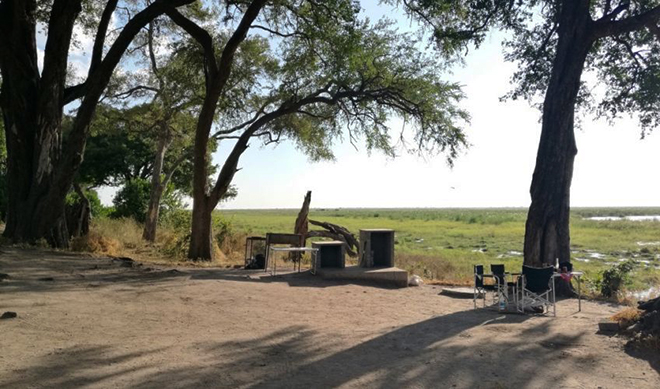 Picture taken at Linyanti Camping Site Botswana