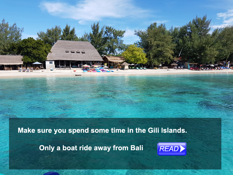 Gili islands Indonesia