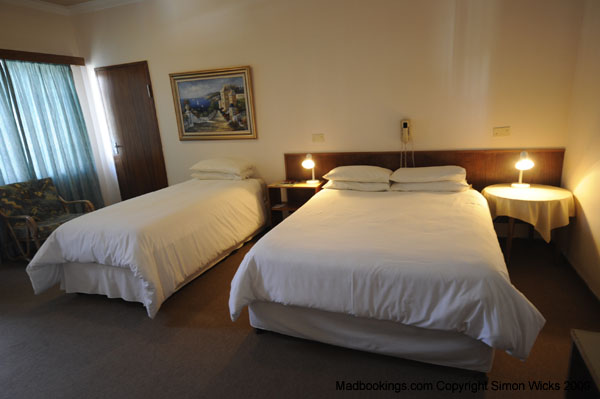 Bay View Hotel Luderitz room double bed accommodation