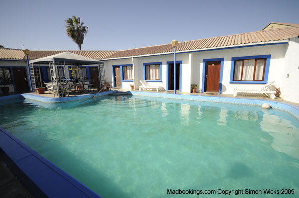 Bay View Hotel Luderitz swimming pool accommodation