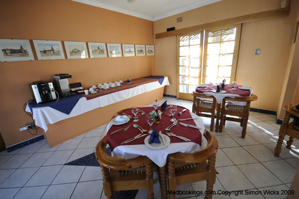 Picture taken at Bay View Hotel Luderitz Namibia la carte restaurant