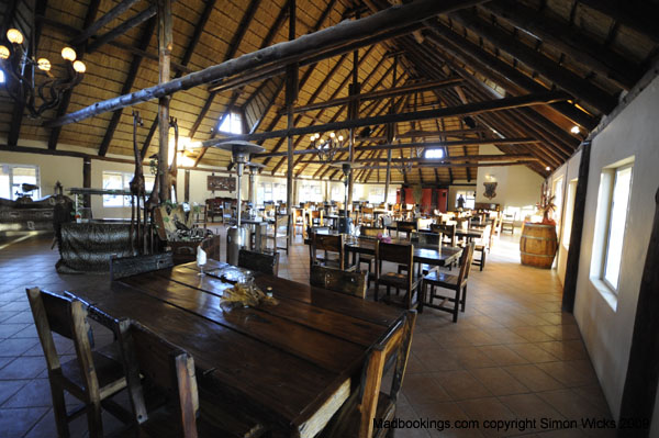 Hammerstein Lodge Namib Desert restaurent bar