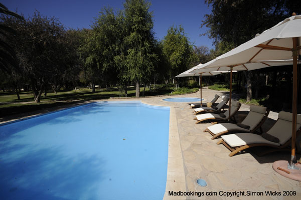 Mokuti Lodge Etosha Namibia swimming pool