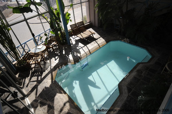 Picture taken at Zum Sperrgebiet Sea View Luderitz Namibia indoor swimming pool