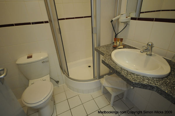 Picture taken at Zum Sperrgebiet Sea View Luderitz Namibia en-suite bathroom