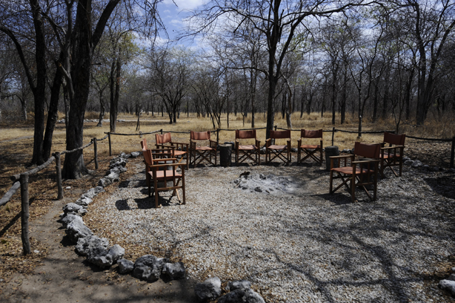 Onguma Forest Camp Etosha National Park campfire