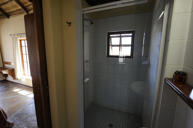 Onguma Forest Camp Etosha National Park acccommodation shower bathroom en-suite