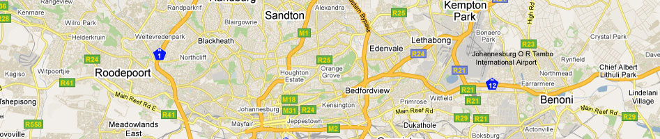 Johannesburg Airport map