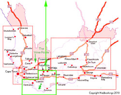 Western cape map